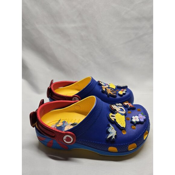 KIDS CROCS X DISNEY SNOW WHITE CLASSIC CLOG Size JR 2 - Picture 4 of 12